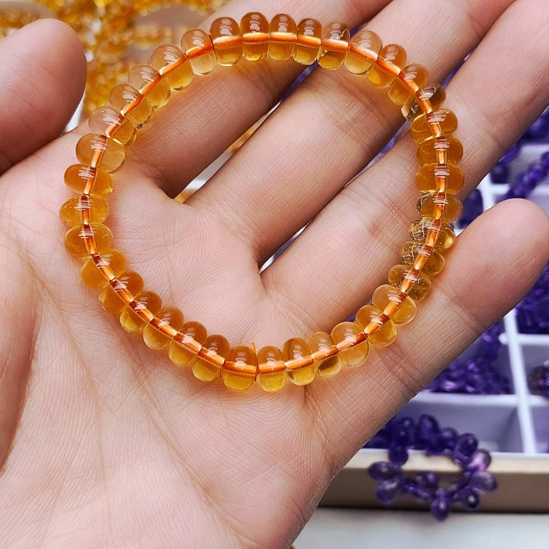 水晶手串未镶嵌天然