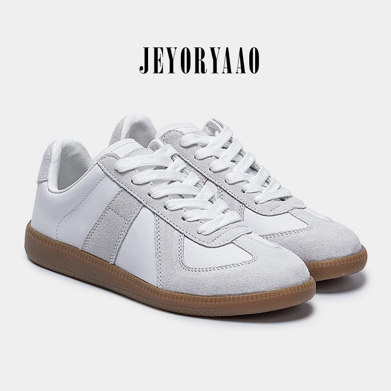JEYORYAAO/简奥2025新款德训鞋女款复古阿甘鞋板鞋气质小众透气