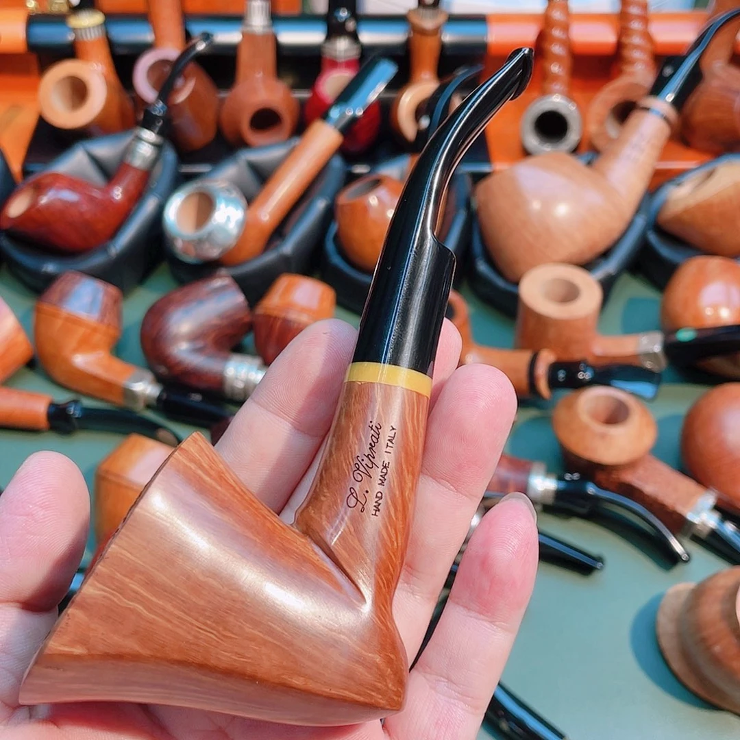 李***李全新法马特火焰直纹维布拉帝石楠木工艺品