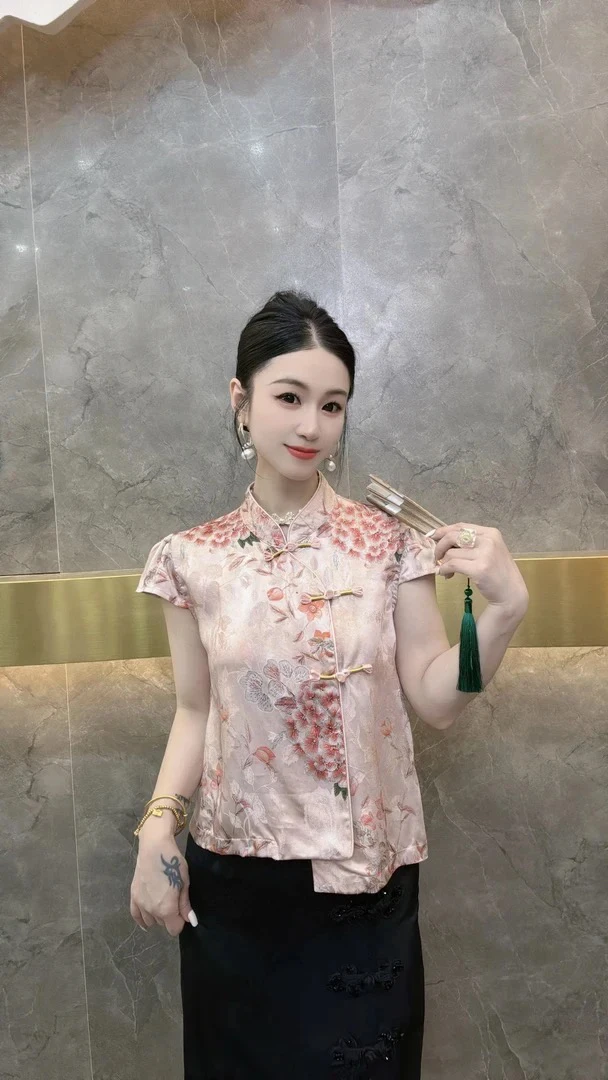 3769新国潮斜扣一字扣夏季马甲