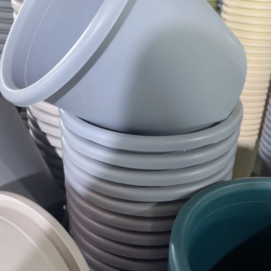 树脂四季盆9#无拖雾霾蓝4