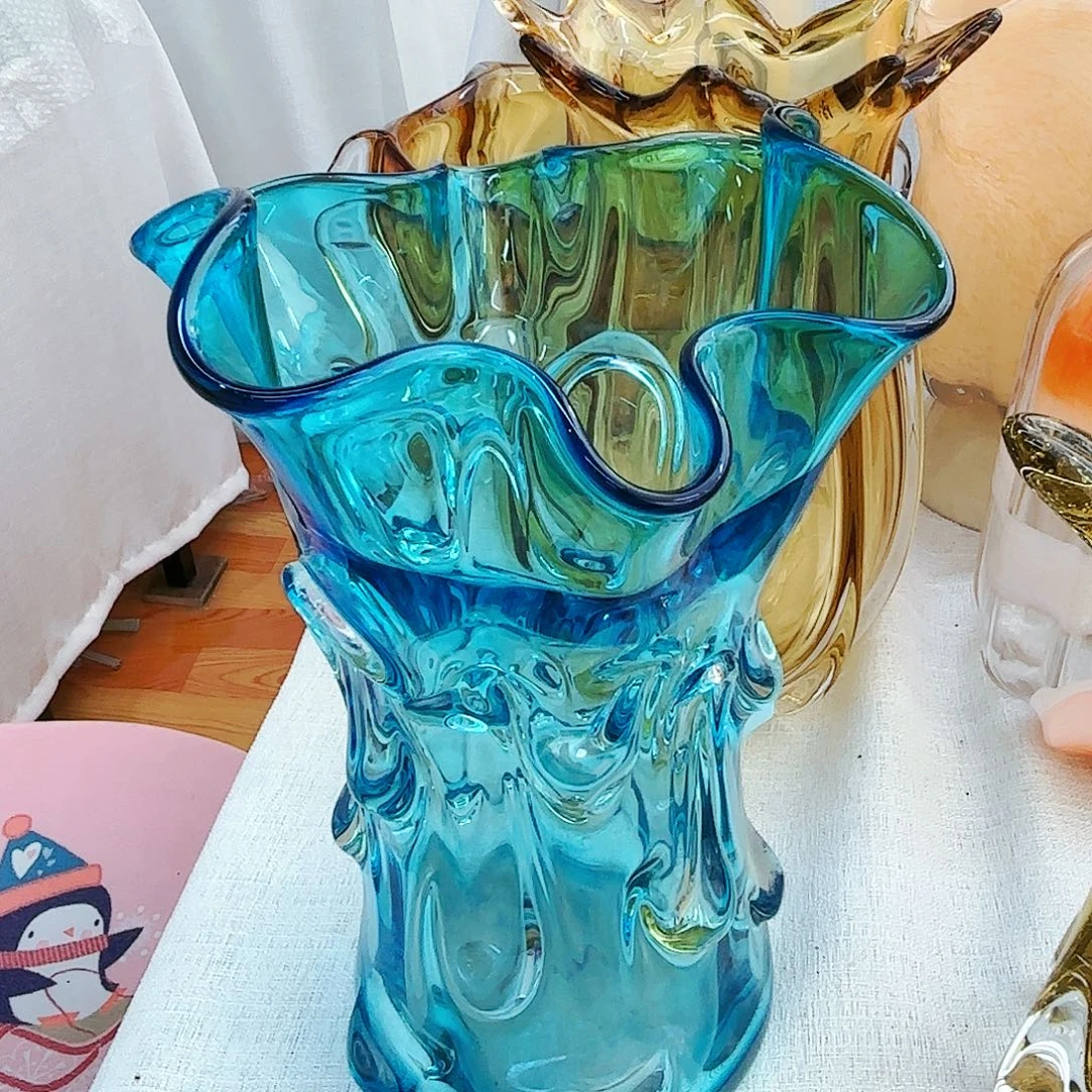 福利不退不换琉璃花瓶艺术品