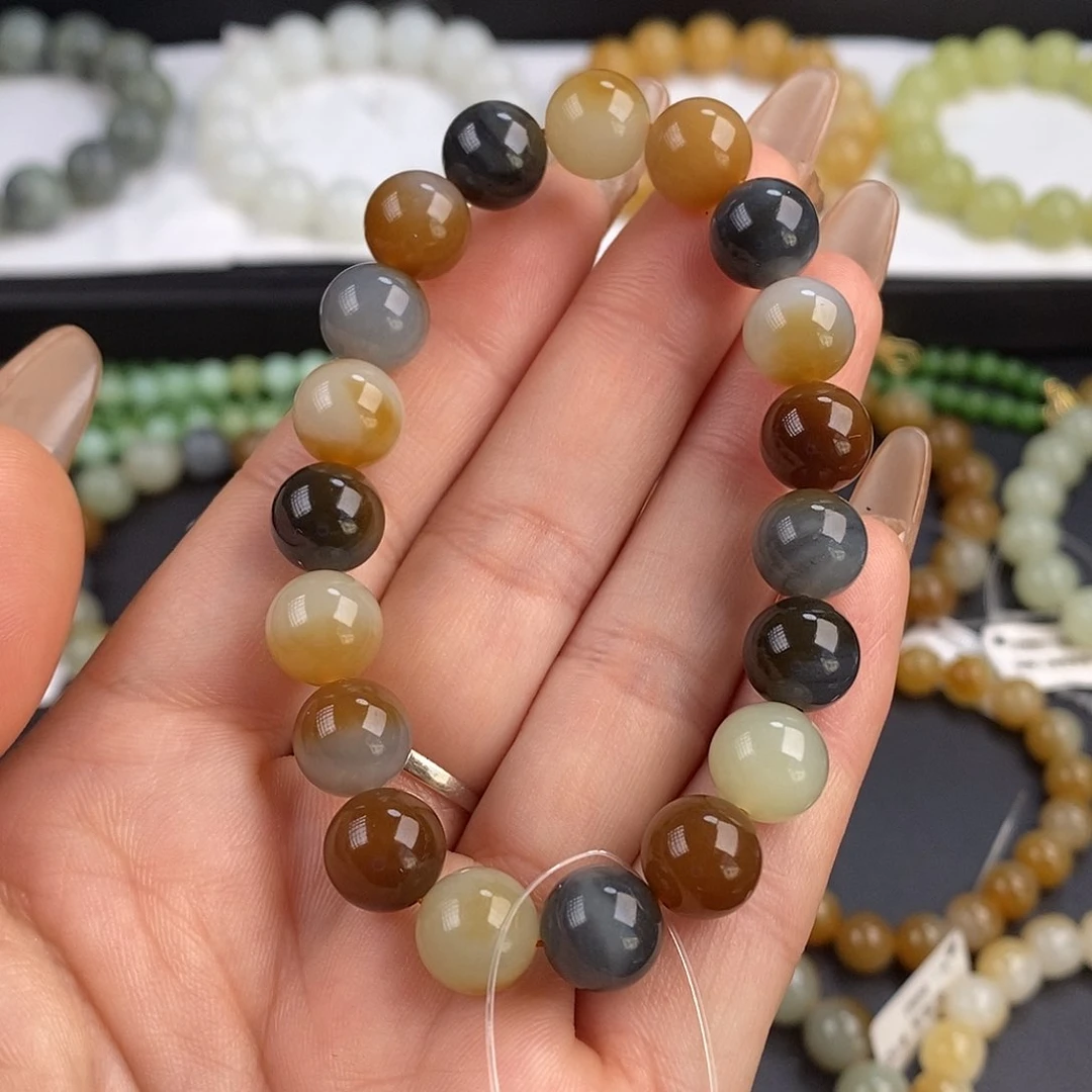 和田玉手串未镶嵌