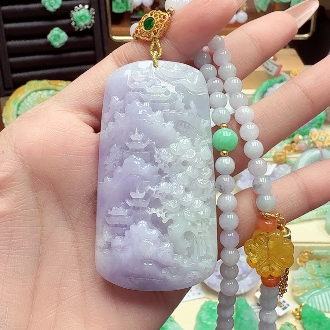颈饰未镶嵌翡翠翡翠吊坠