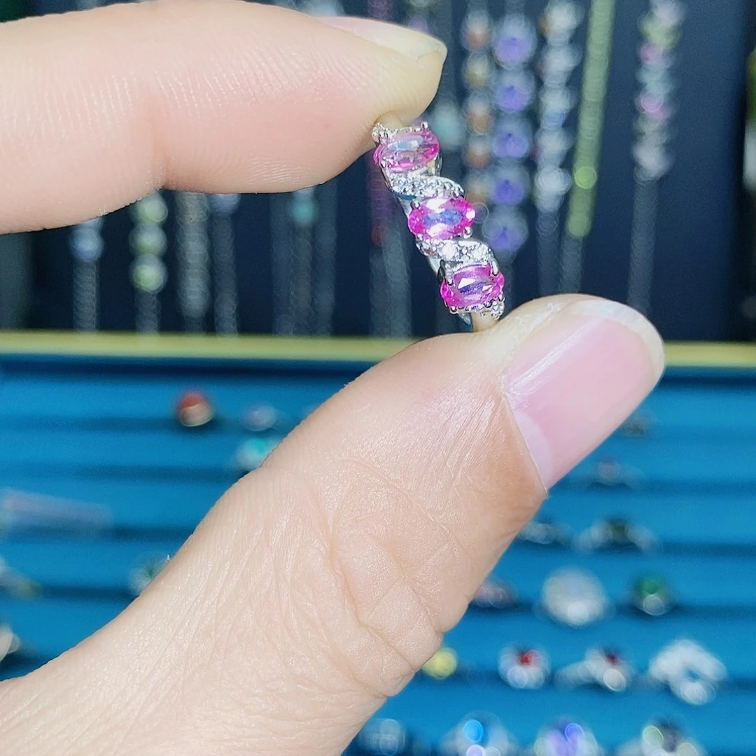 紫晶珠宝半成品银S925镶嵌