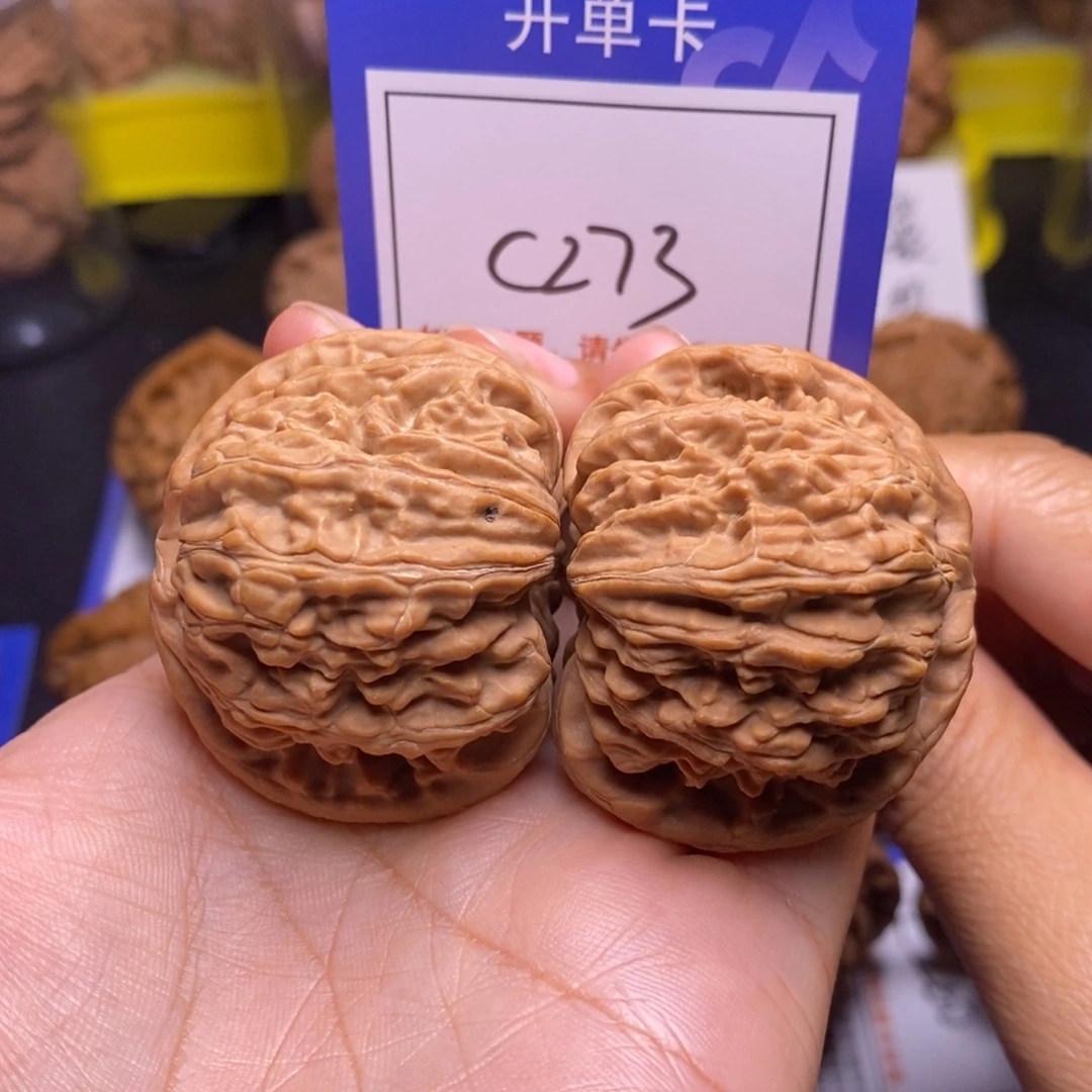 把件桃核42全品闷白c273