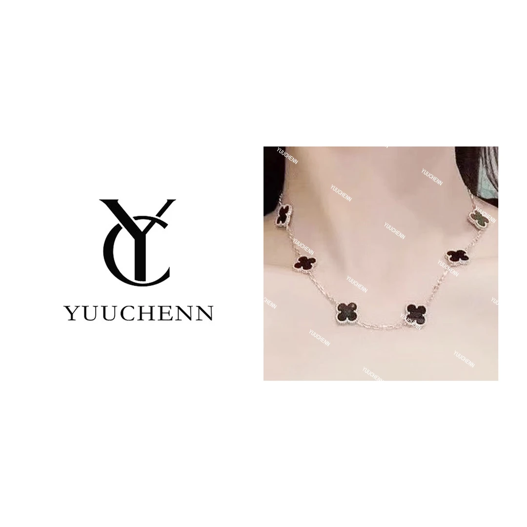 铜合金项链 YUUCHENN 【墨· 屿】 镀K金轻奢女士项链