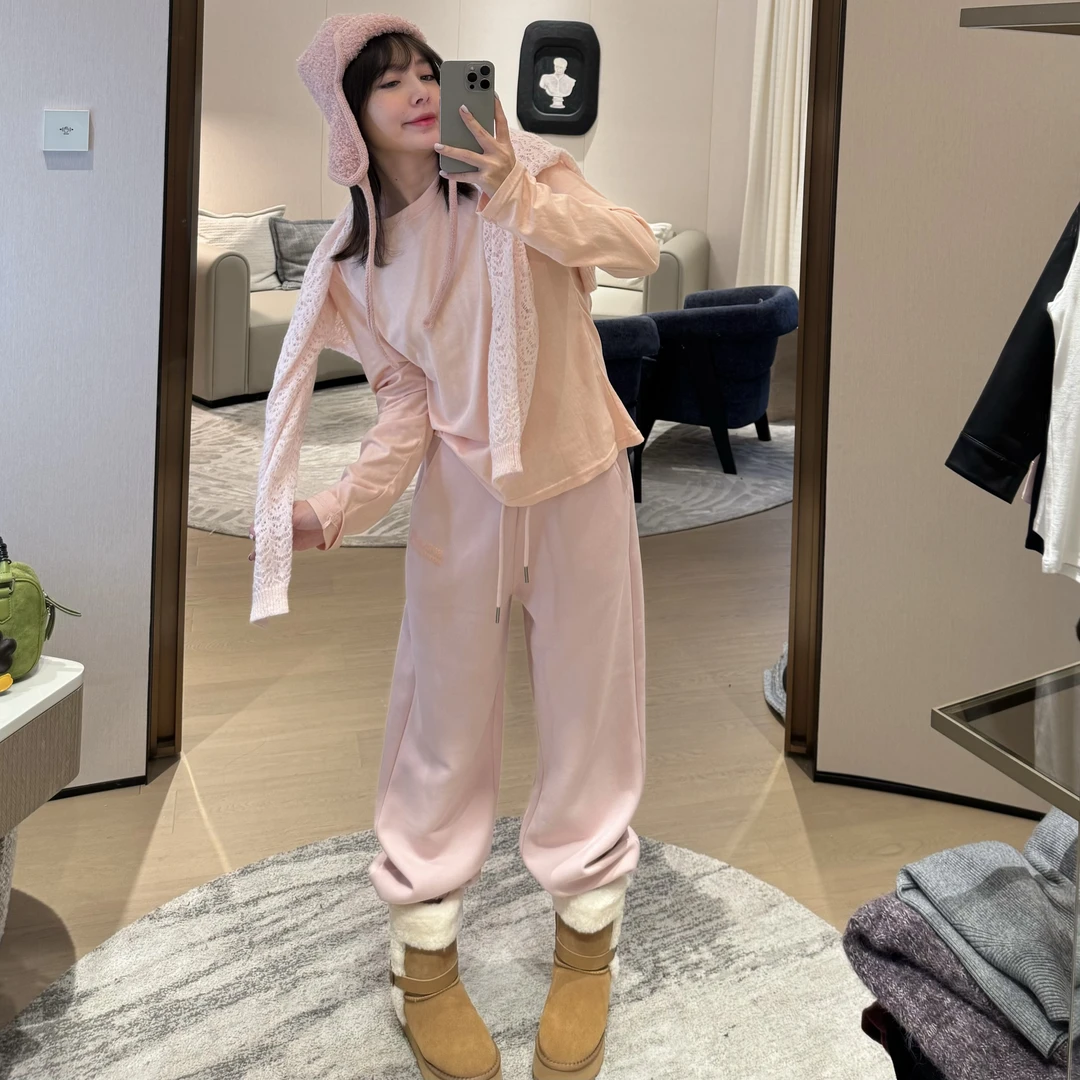 BETTER JOELAY-【单色长衫】时尚百搭简约T恤长袖潮流KH3503