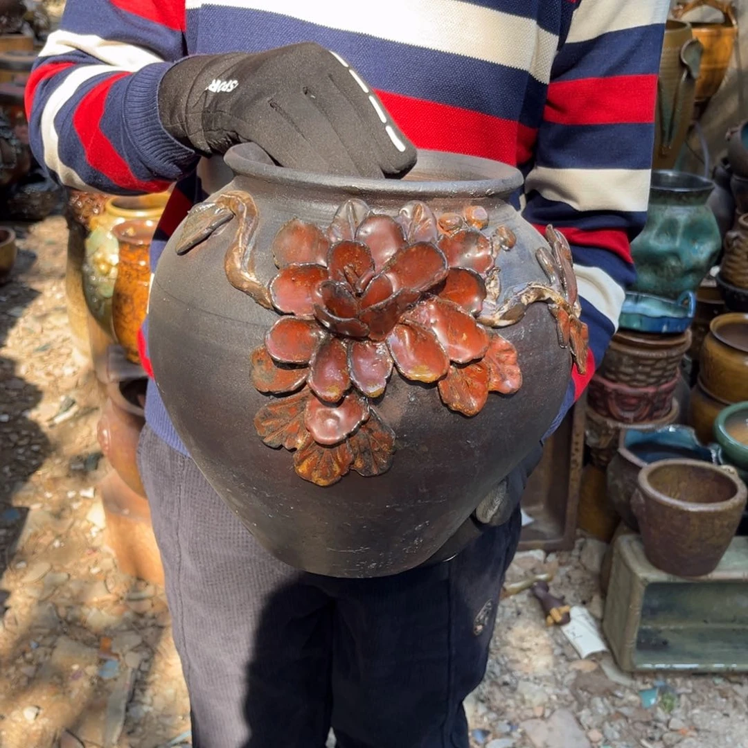 红陶高26口16有孔