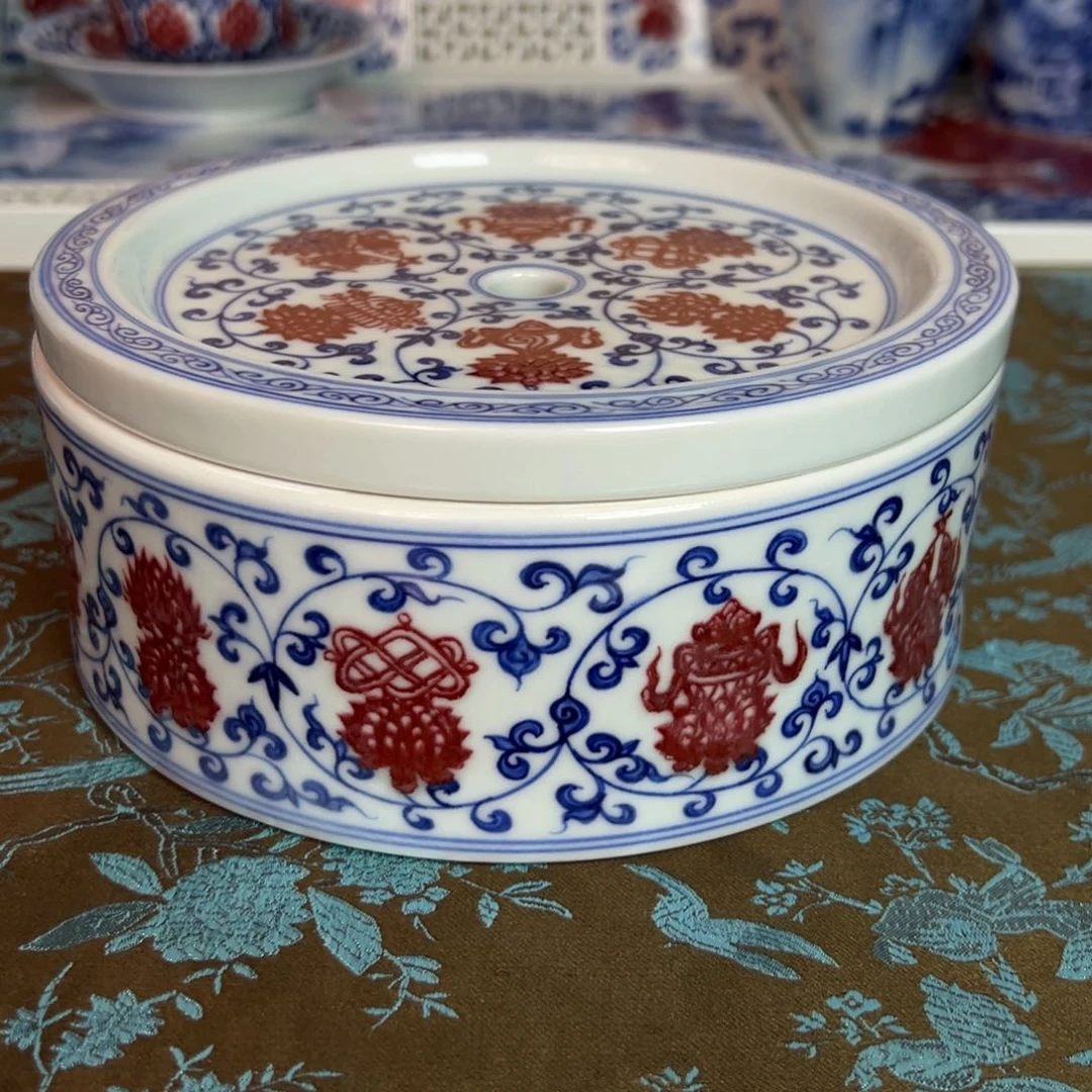 青花釉里红高温原矿