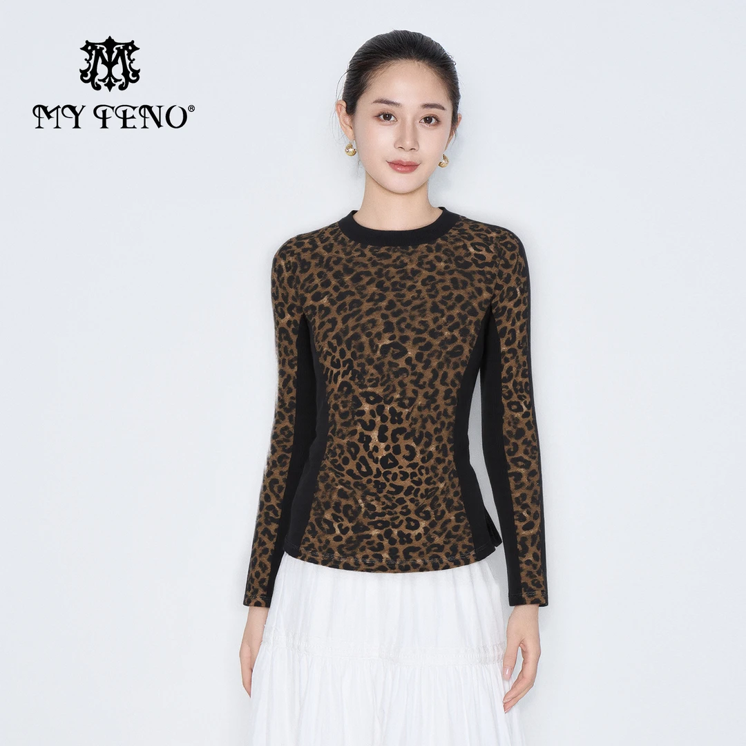【粉丝专属】马天奴修身针织上衣弹力打底时尚百搭女VHA049POH0