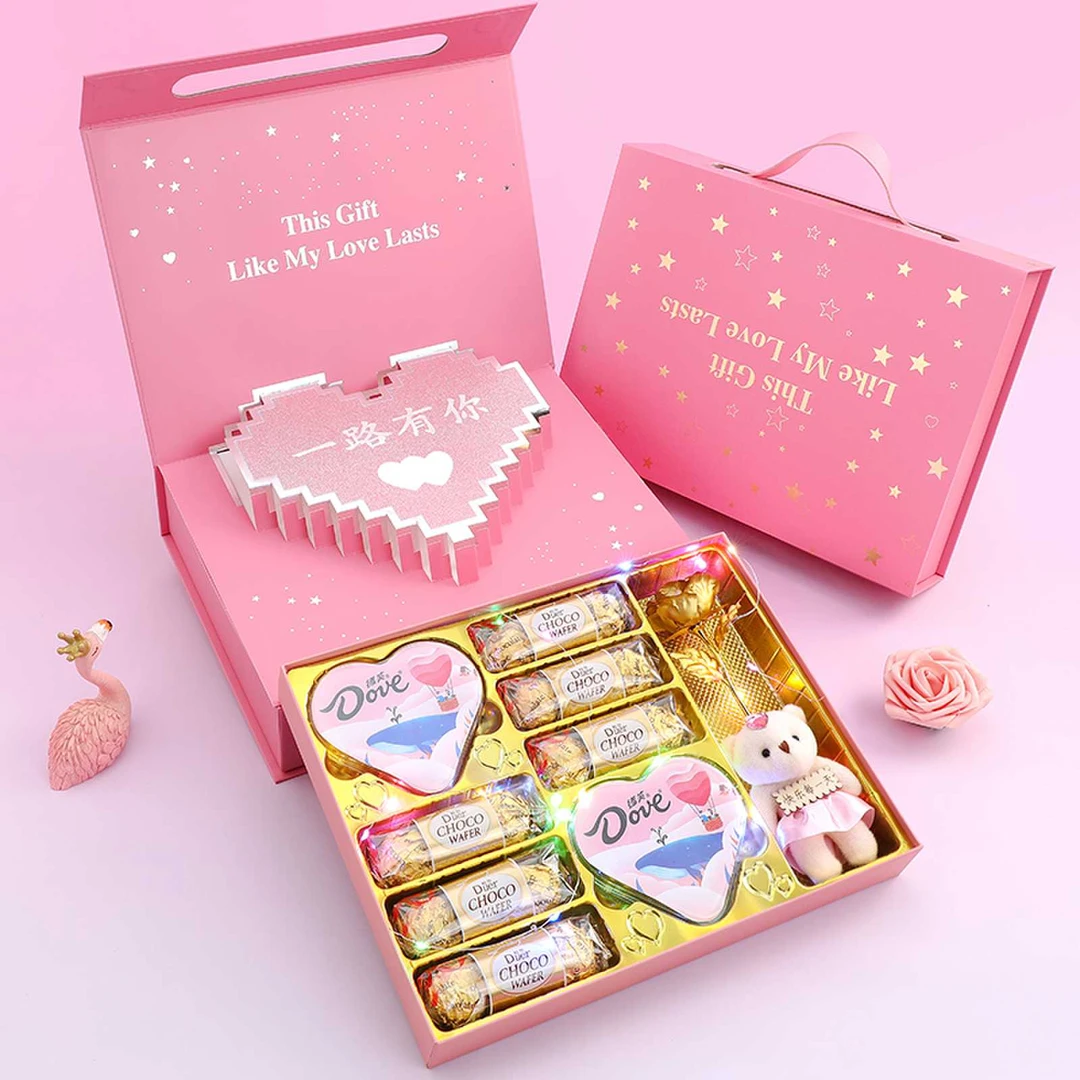 【教师节送女老师】德芙巧克力礼盒装送女朋友女生礼品情侣老婆