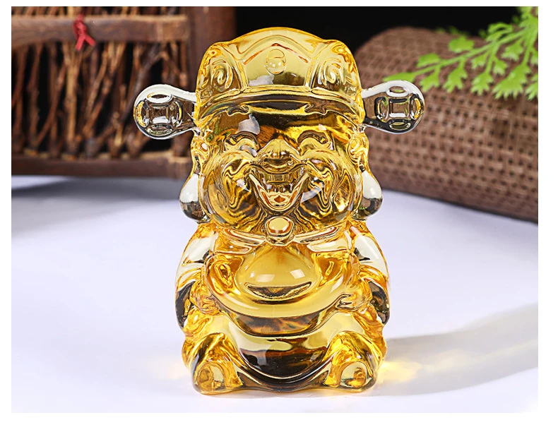 琉璃财神摆件