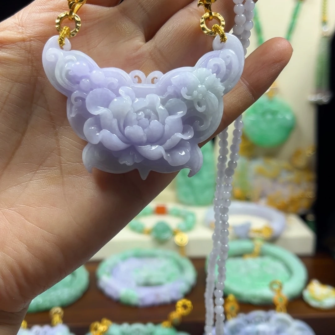 翡翠未镶嵌颈饰天然翡翠