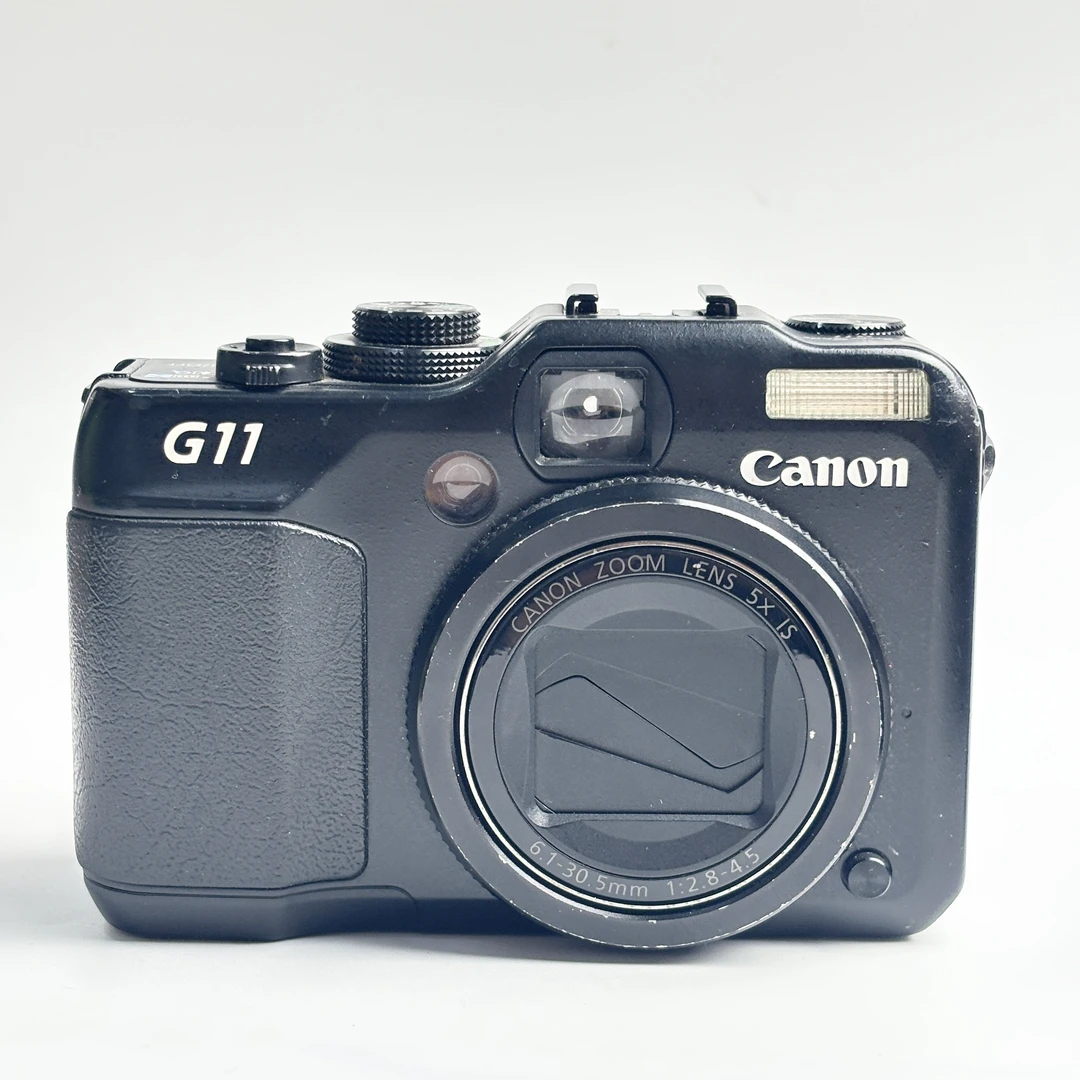 95新 Canon/佳能 g11原盒翻转屏1000万像素5倍变焦复古ccd