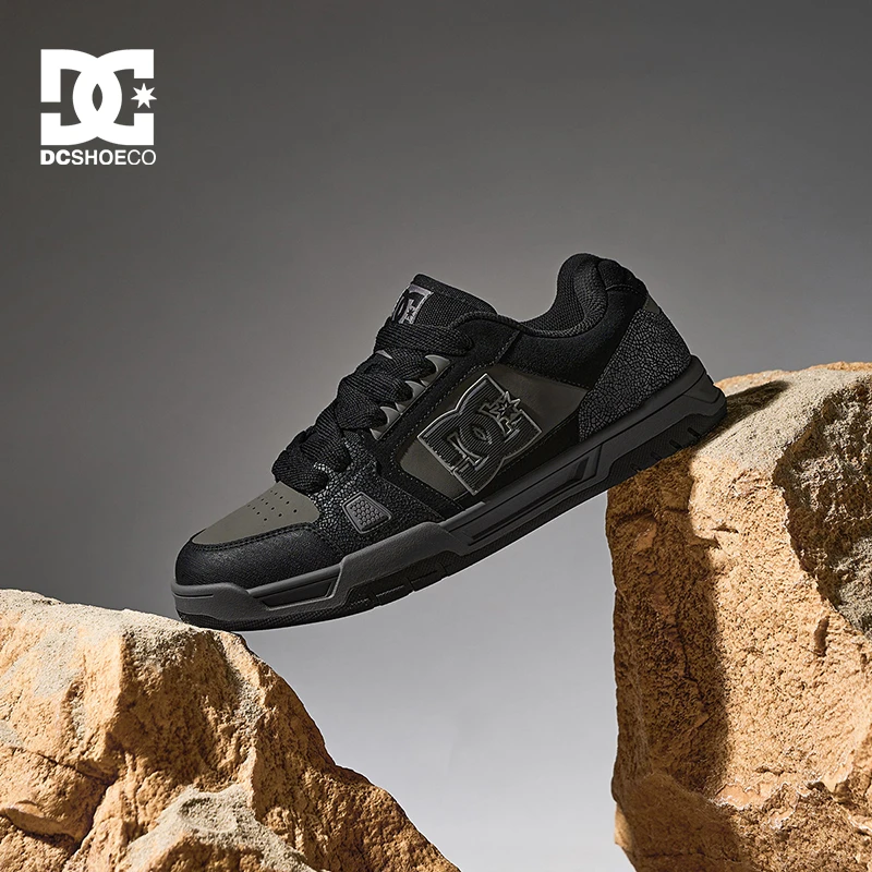 DCSHOES ASTRA CAS 冬季时尚黑武士厚底板鞋新款耐磨低帮鞋男鞋