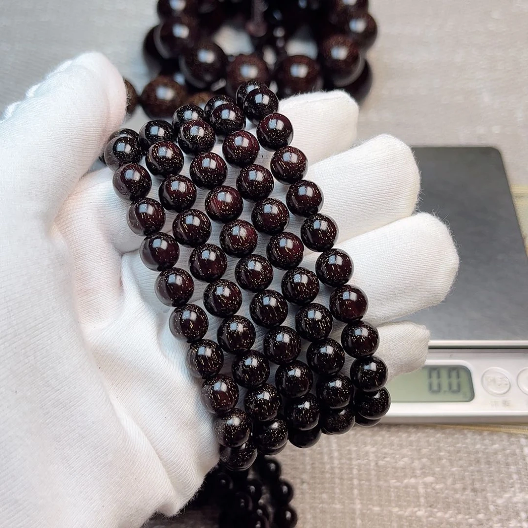 檀香紫檀（小叶紫檀）0.8 108颗 爆星