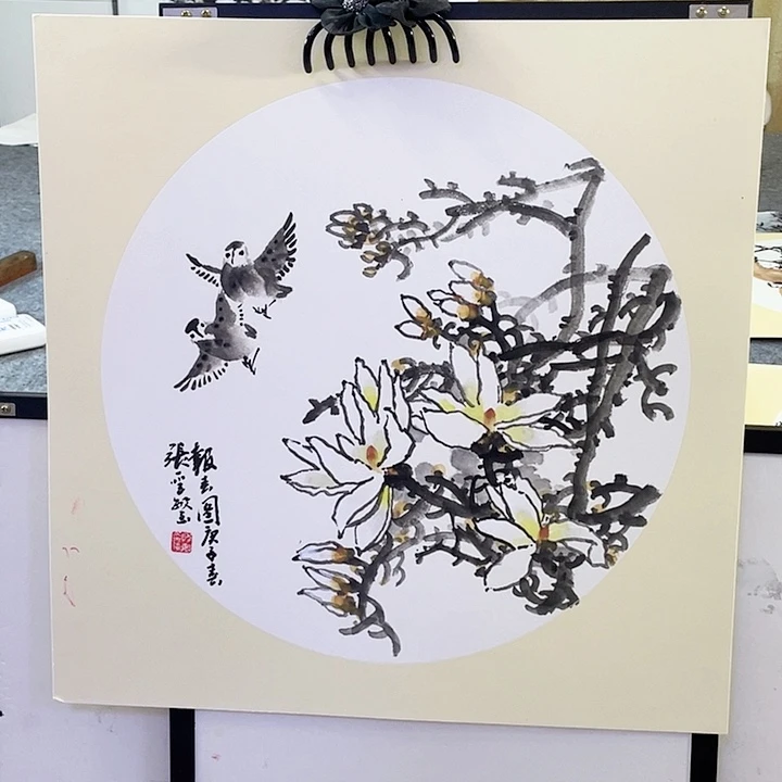 国画张圣敏先生纯手绘作品