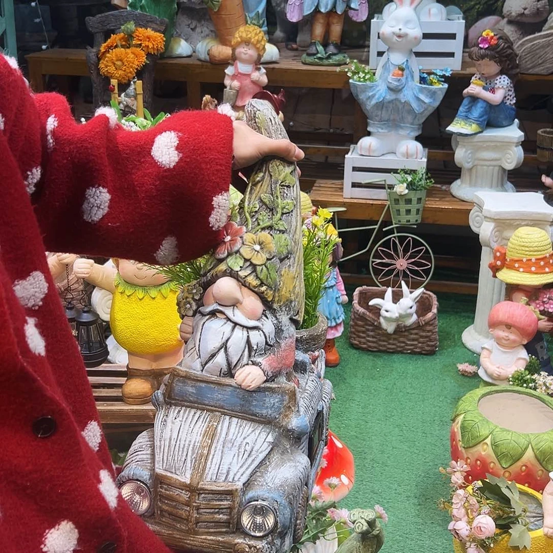 花园摆件红红火火