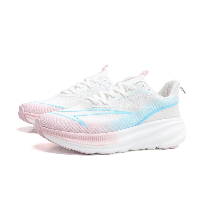 吸汗耐磨橡胶透气系带网面减震跑步鞋轻便低帮运动鞋缓震夏季女鞋