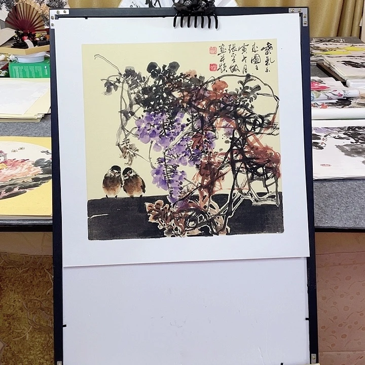 国画张圣敏先生纯手绘作品