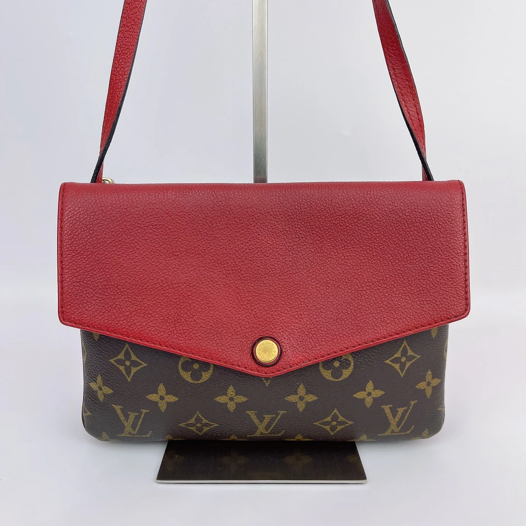 95新 LouisVuitton/路易威登 LV 红色斜挎包内标AR3105底23 M190