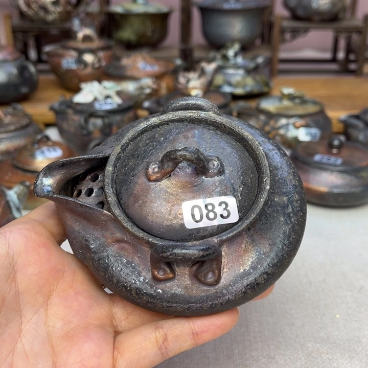 壶裸柴烧陶瓷茶具