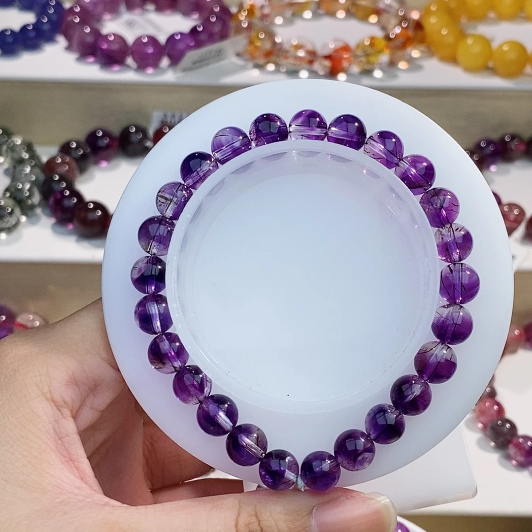 手链水晶未镶嵌黑加仑7