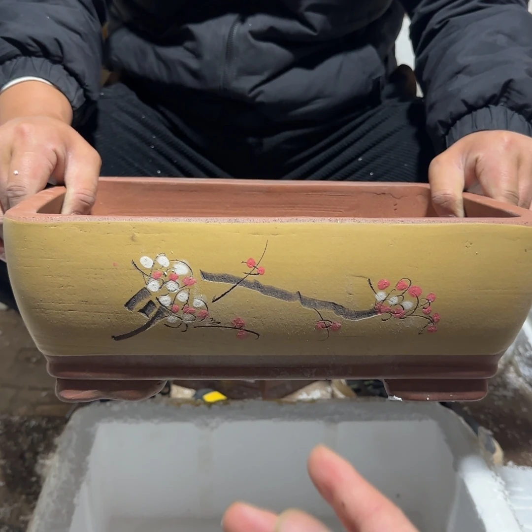 紫砂花盆瑕疵是不可能