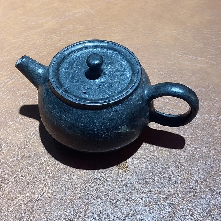 冰碛岩石雕茶壶思源壶