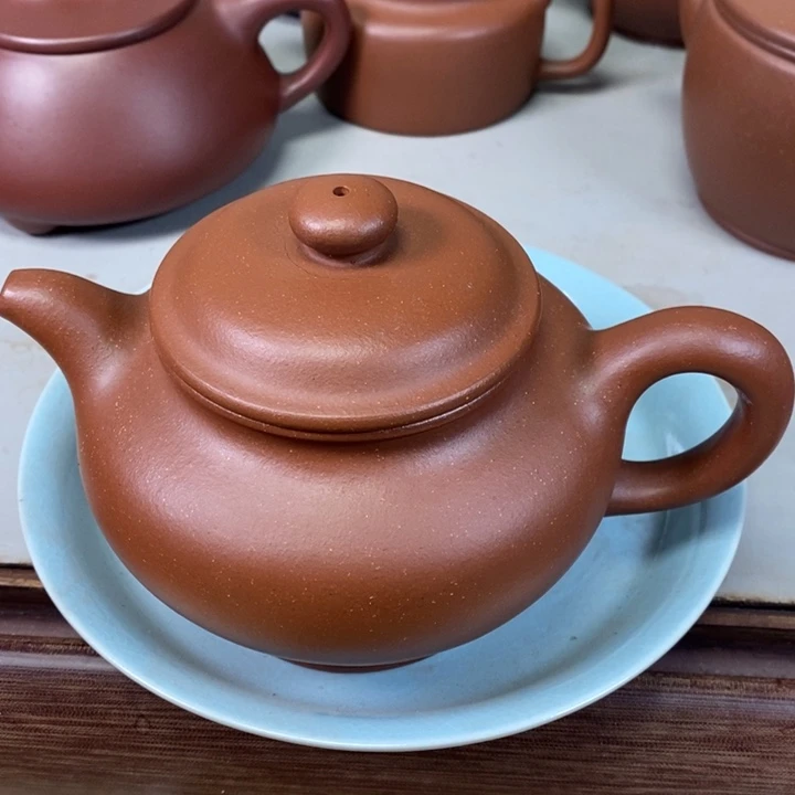 紫砂茶壶用****7宜兴紫砂大掇只500cc半手工