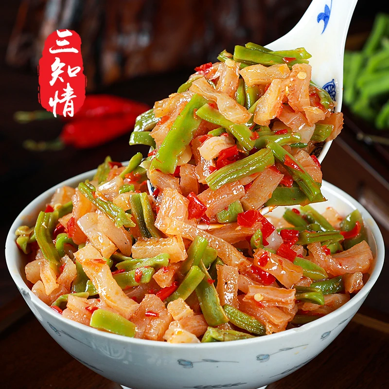 三知情 贡菜魔芋爽 280克/瓶 脆爽可口香辣下饭即食
