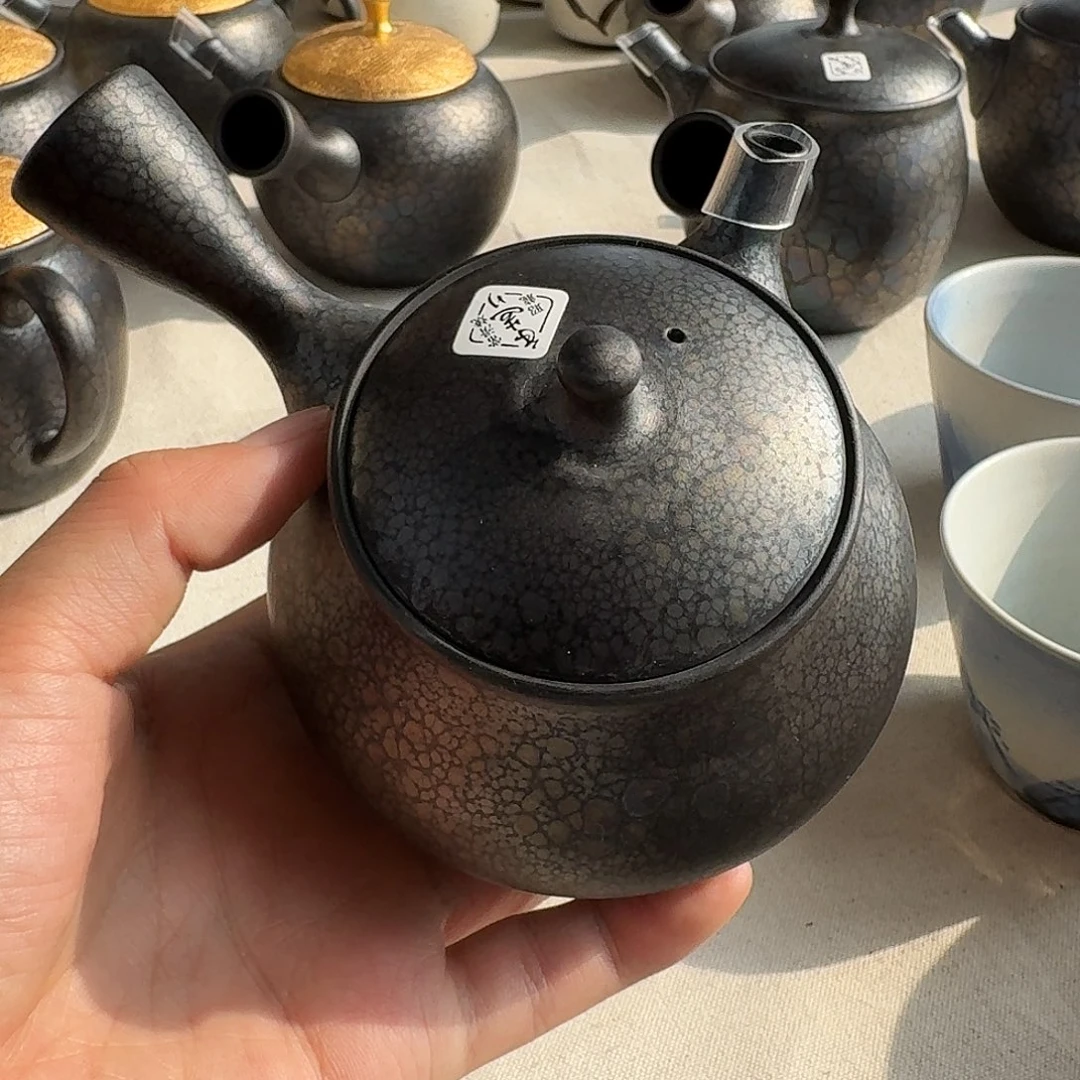 瓷昭龙天目釉横手壶容量230ml