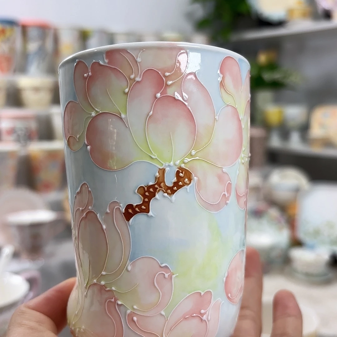 手绘创意高温釉下彩陶瓷