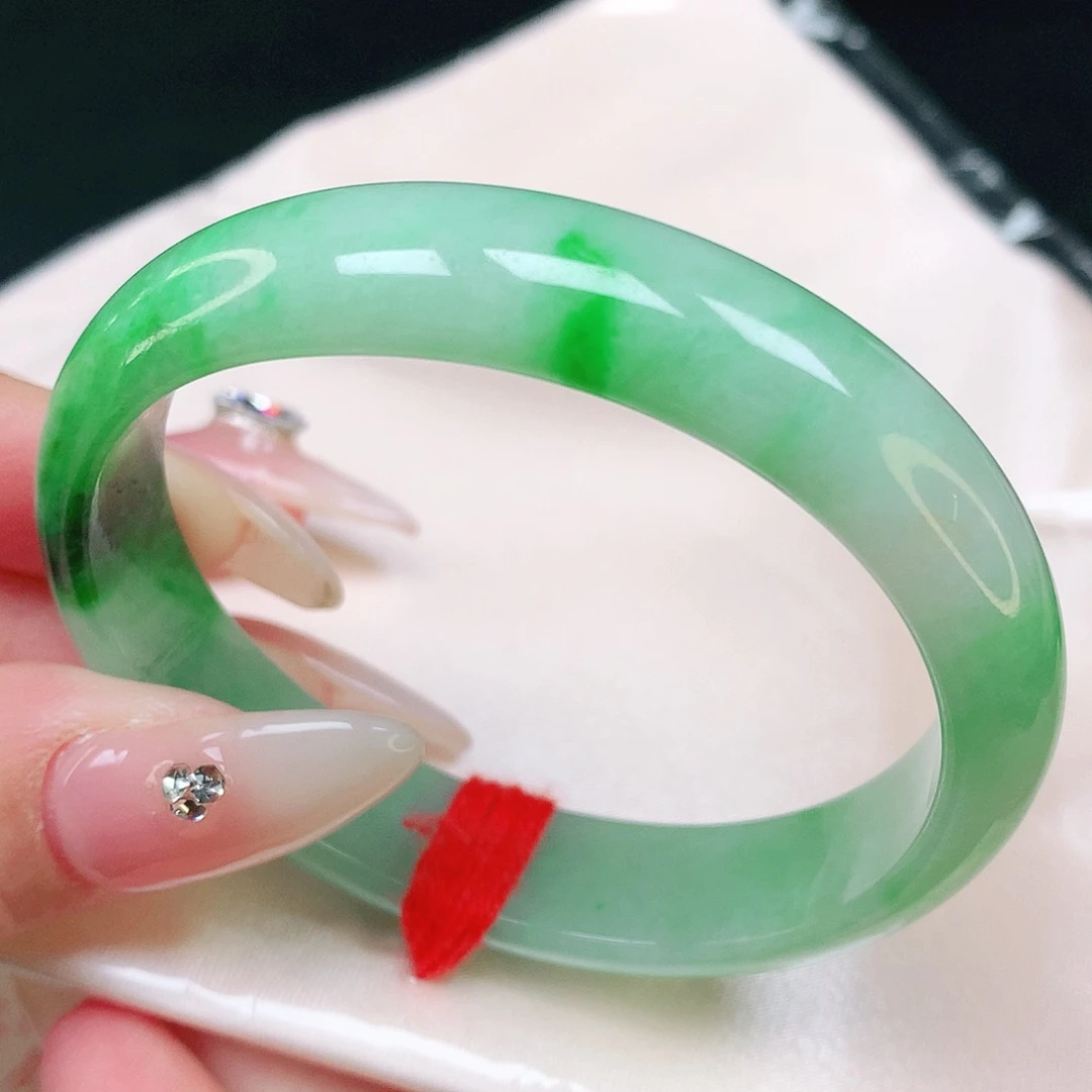 翡翠未镶嵌手镯天然翡翠8316