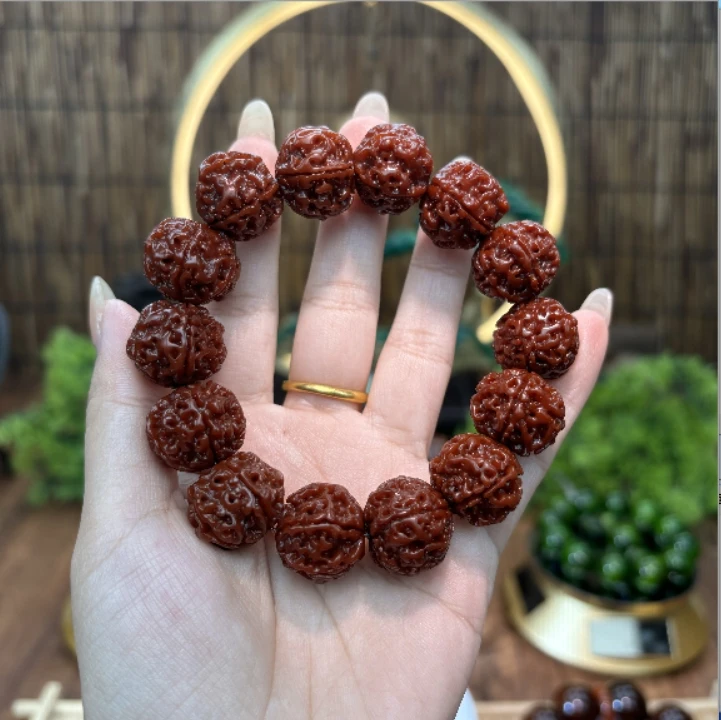 1.8玉化菩提金刚手串【732】无礼盒