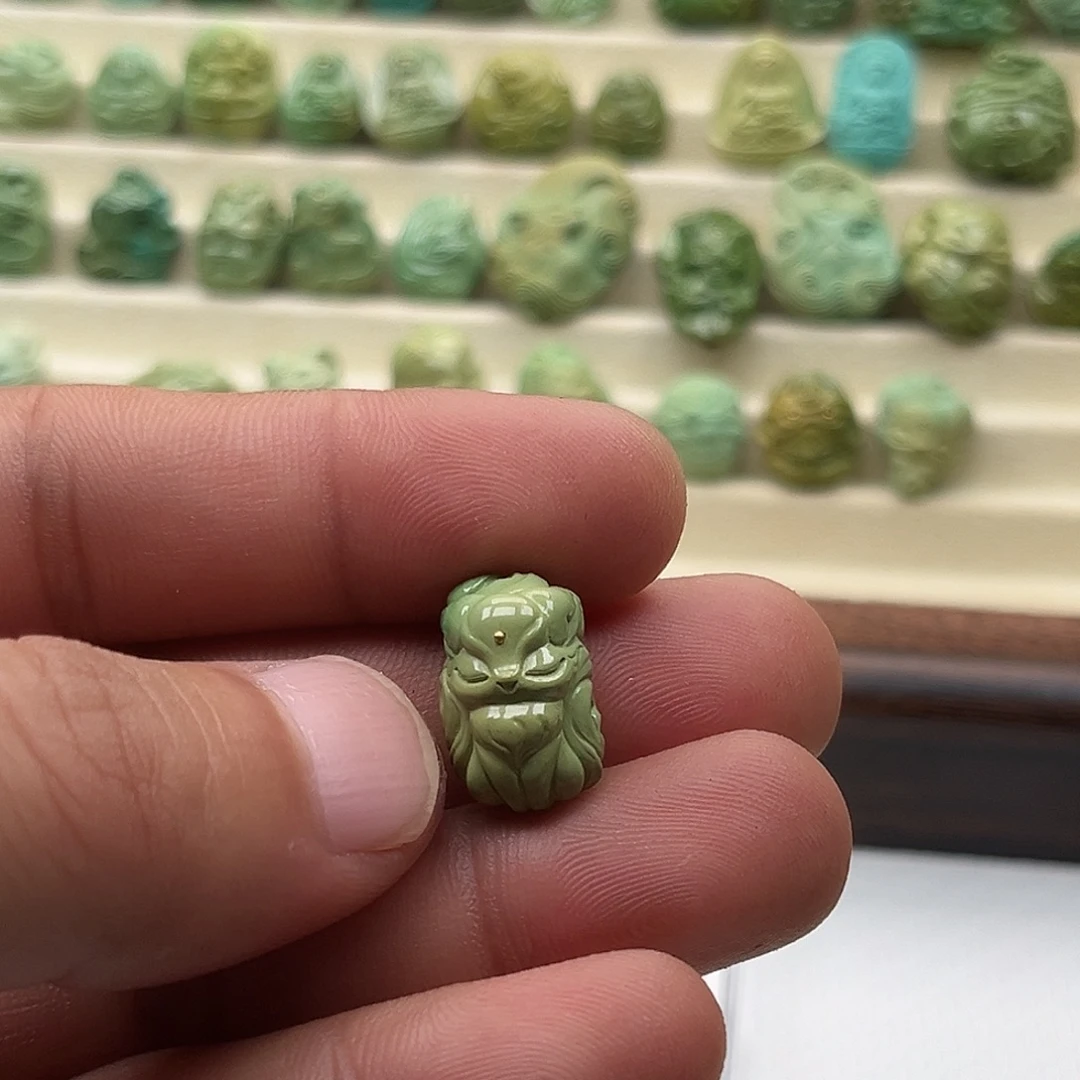 绿松石未镶嵌吊坠(不含链)