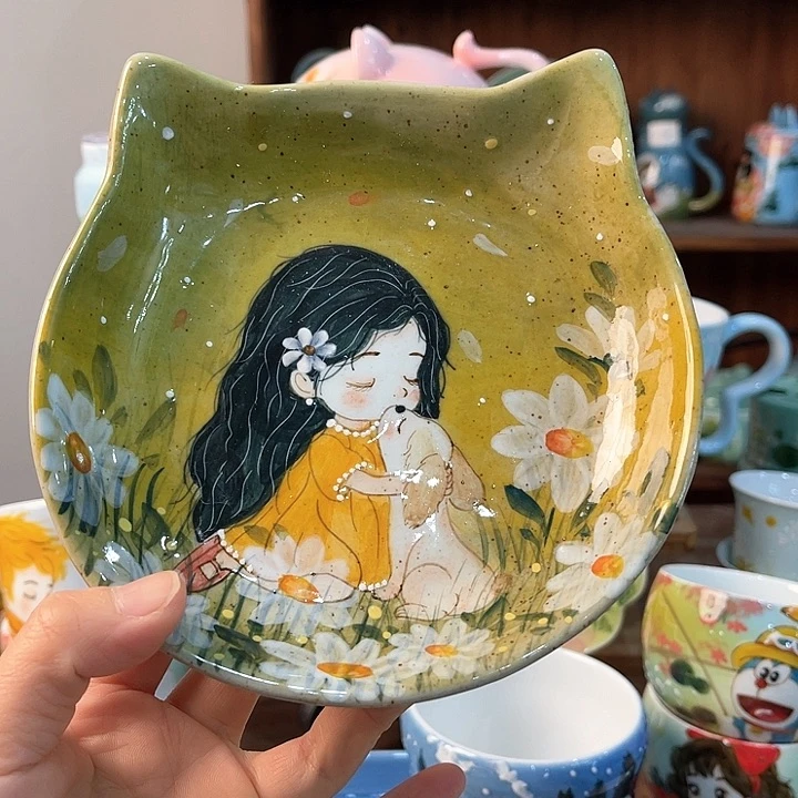 陶景德镇釉下手绘陶瓷