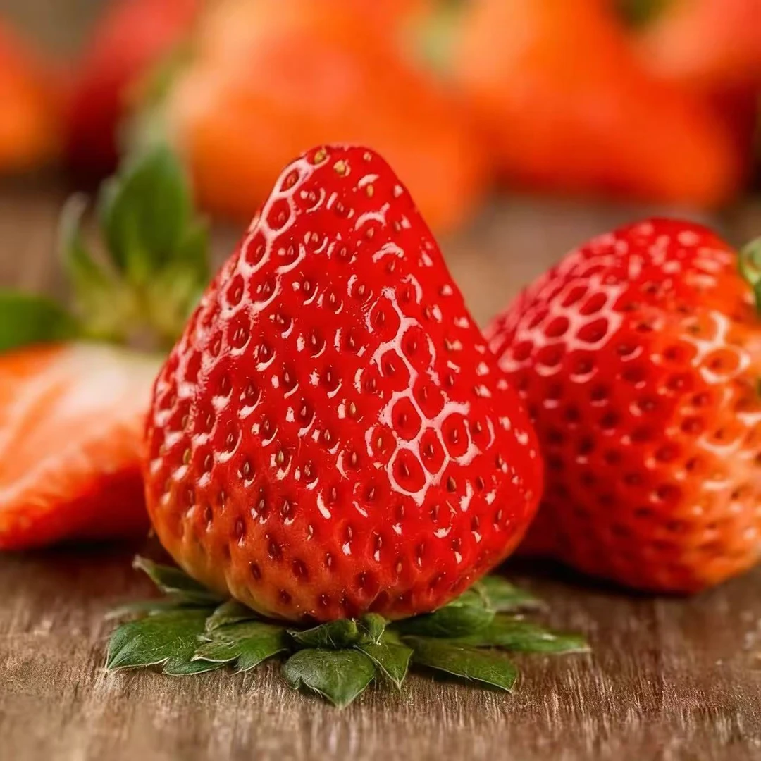 [顺丰包邮]大凉山露天奶油草莓非丹东99孕妇冬季水果现摘现发