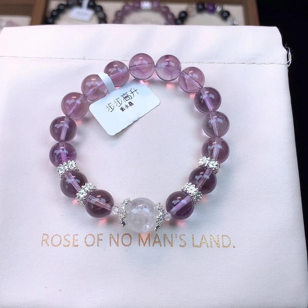 清***月水晶手链未镶嵌水晶手链