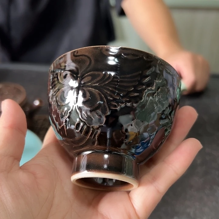 龙泉云间青瓷小米茶器