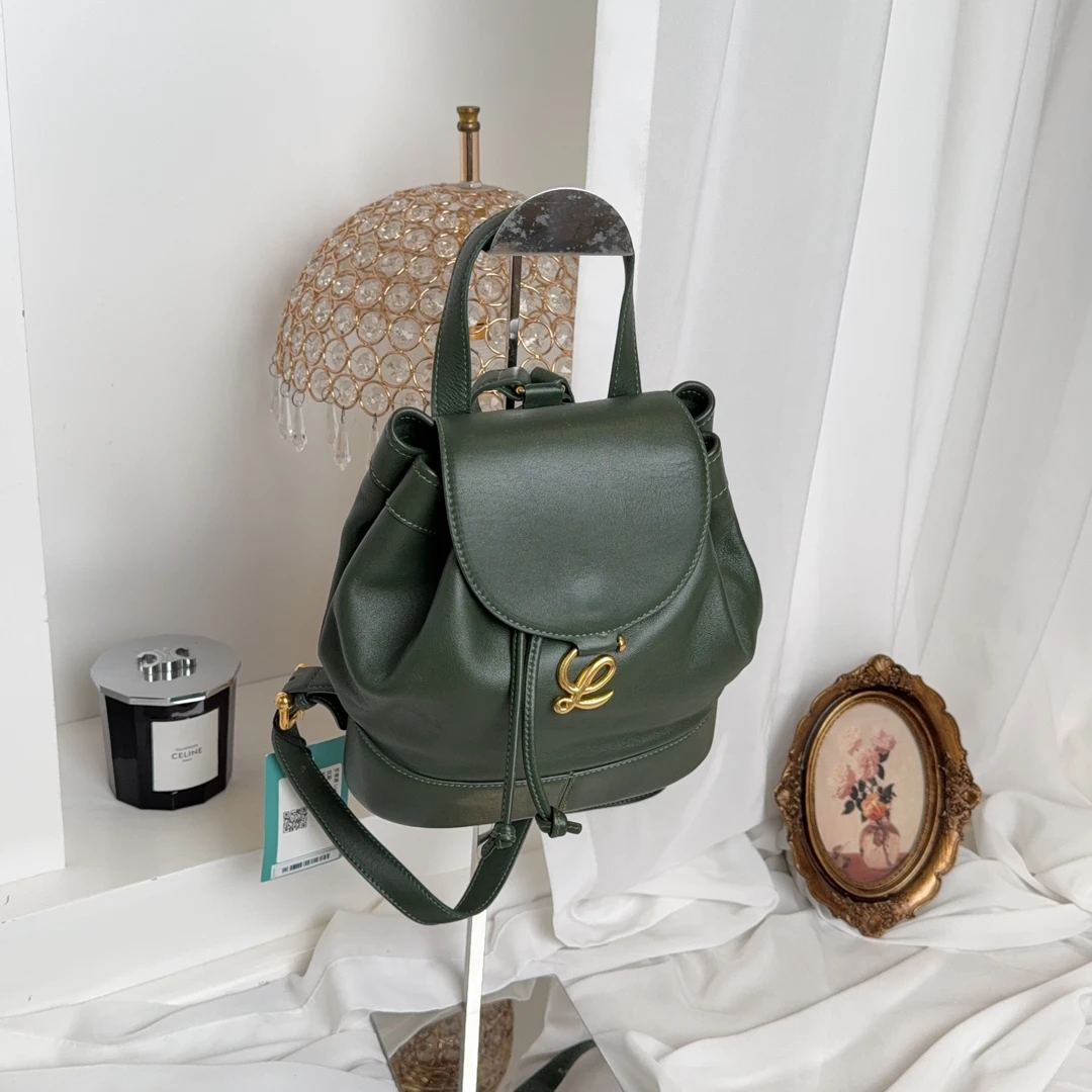 95新 LOEWE/罗意威 罗意威 绿色 双肩包/0000女士