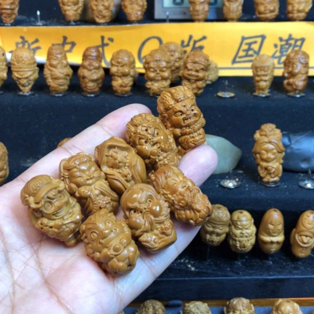 【闪购商品】橄榄核手串/手链墨****人8颗橄榄核