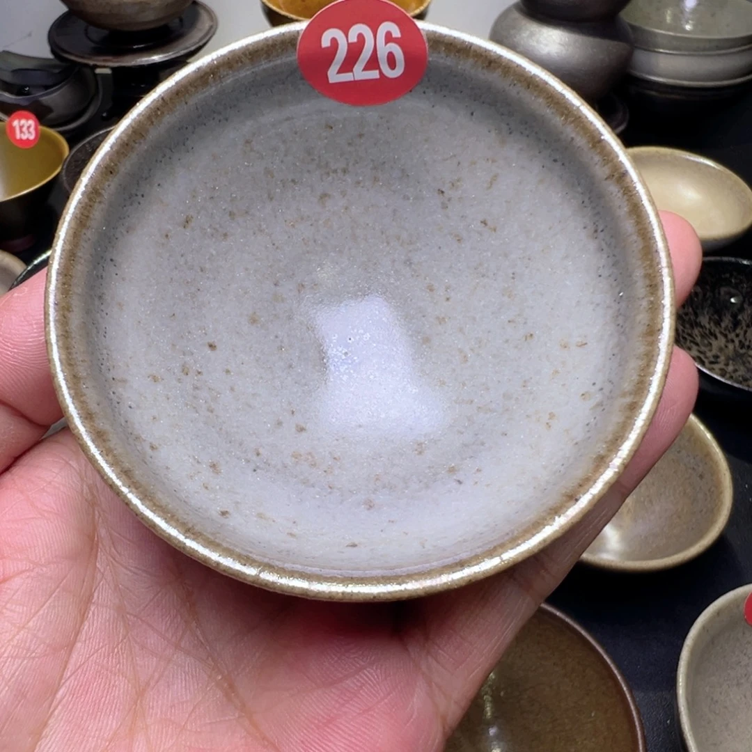 茶盏叶明龙窑柴烧茶盏