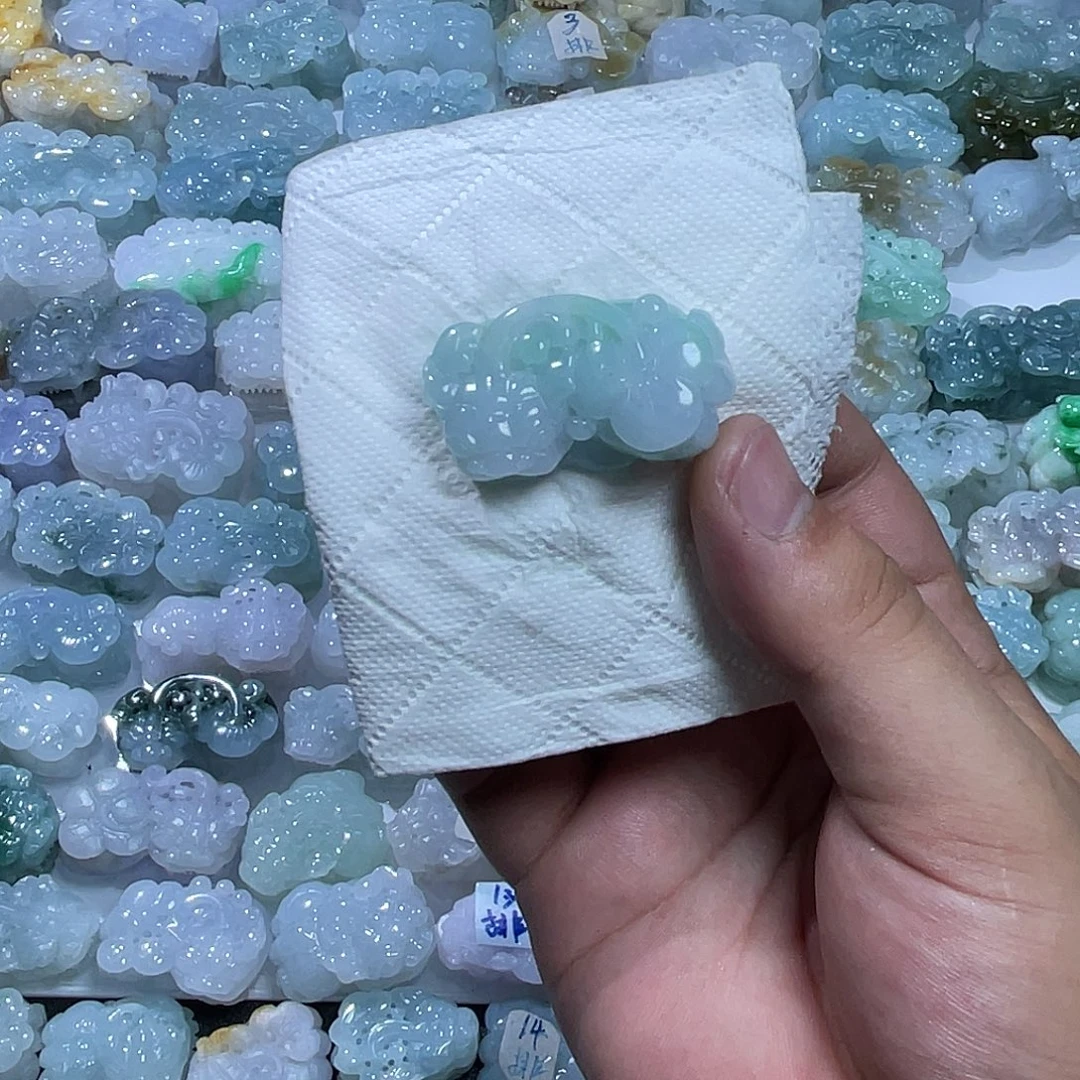 翡翠未镶嵌颈饰天然