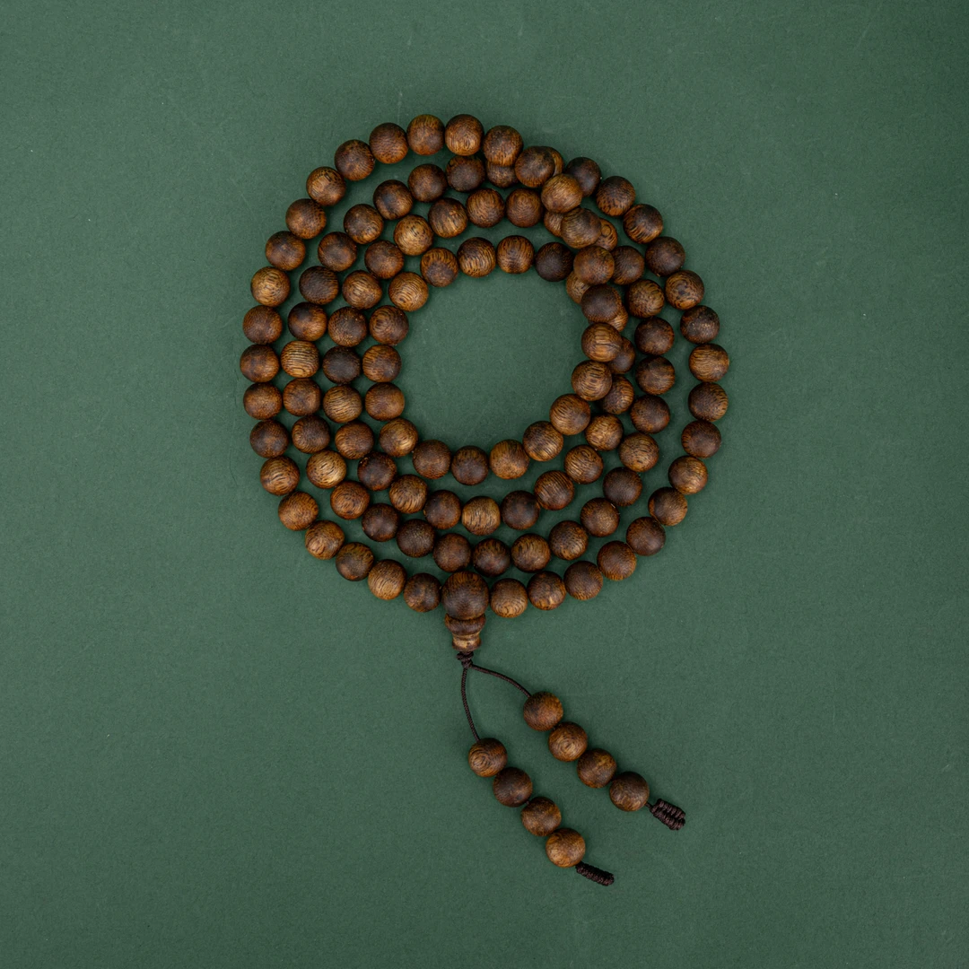 沉香【厦门沉香博物馆】海南白棋楠8mm念珠（多样性发一件）