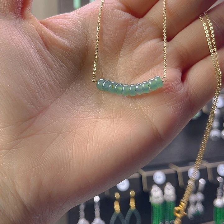 颈饰未镶嵌翡翠翡翠