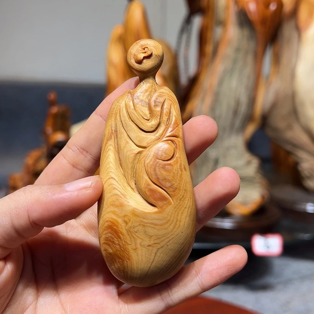 柏木崖柏木手把件摆件