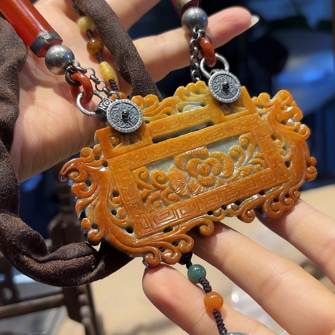 翡翠未镶嵌颈饰原创