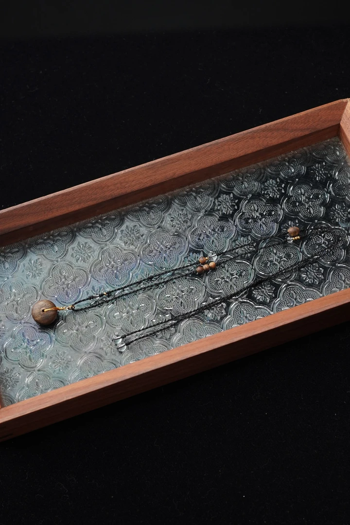 沉香小板栗 天然莺歌绿棋楠沉香16*11mm平安扣项链